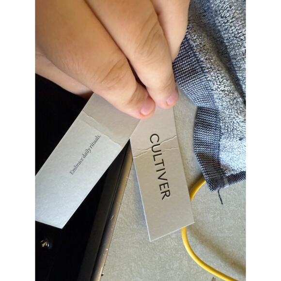 Cultiver "Denim" Luxury Bath Sheet, Turkish Cotton - NEW WITH TAGS - Picture 2 of 3